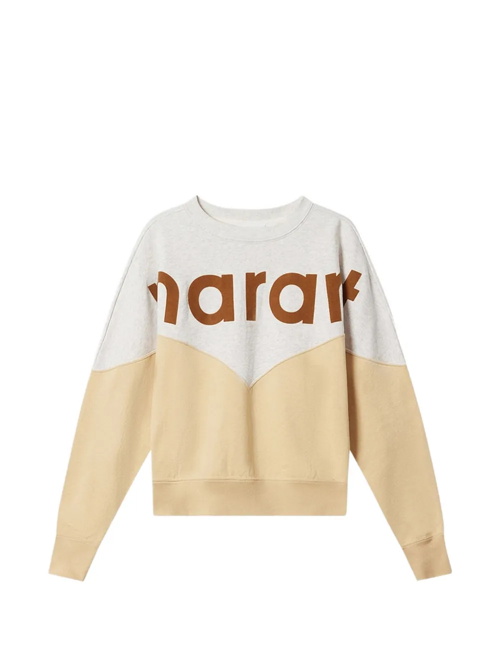 MARANT ÉTOILE Houston colourblock sweatshirt - Nude