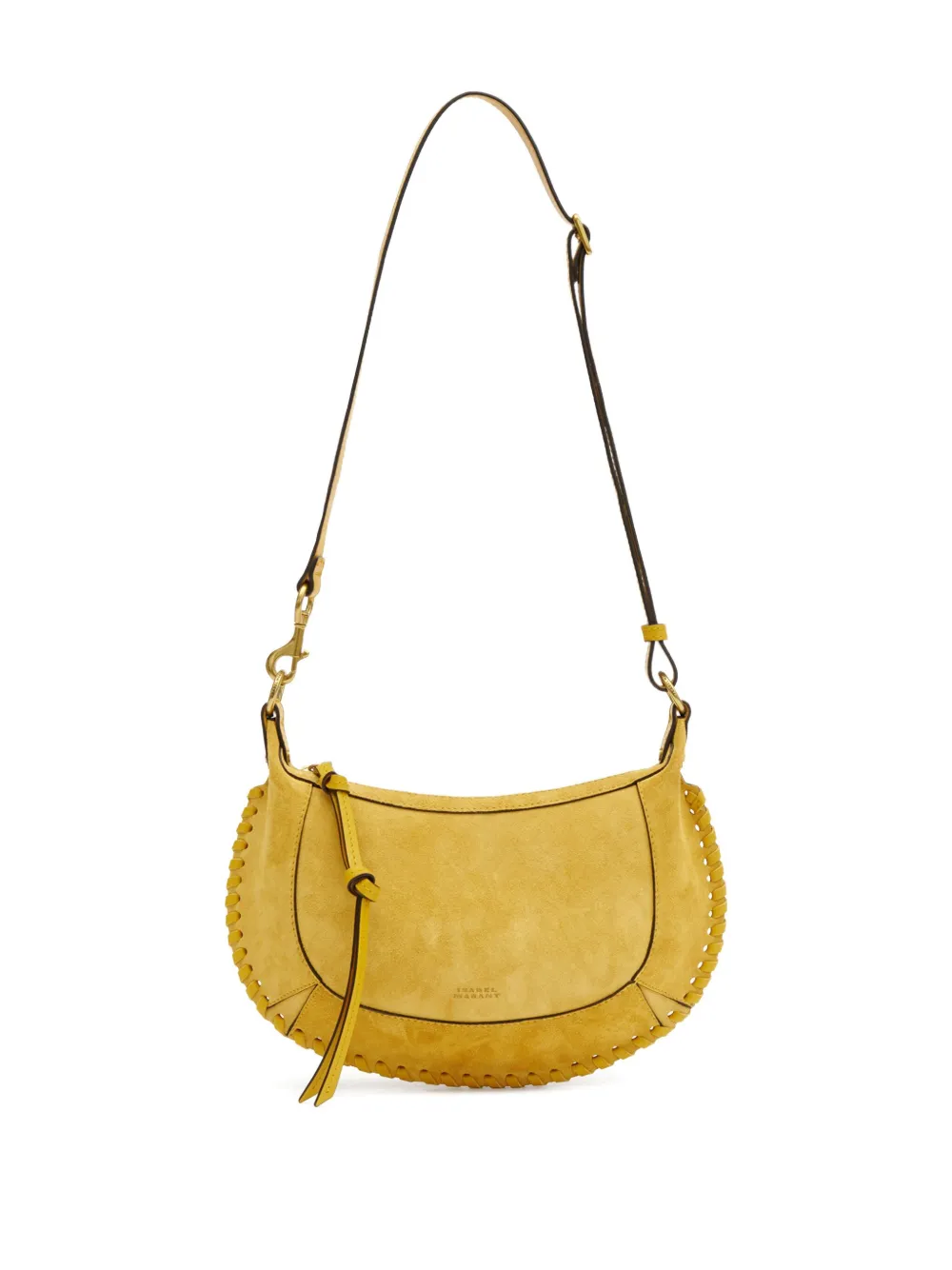 Isabel Marant Oskan Moon Shoulder Bag In Orange