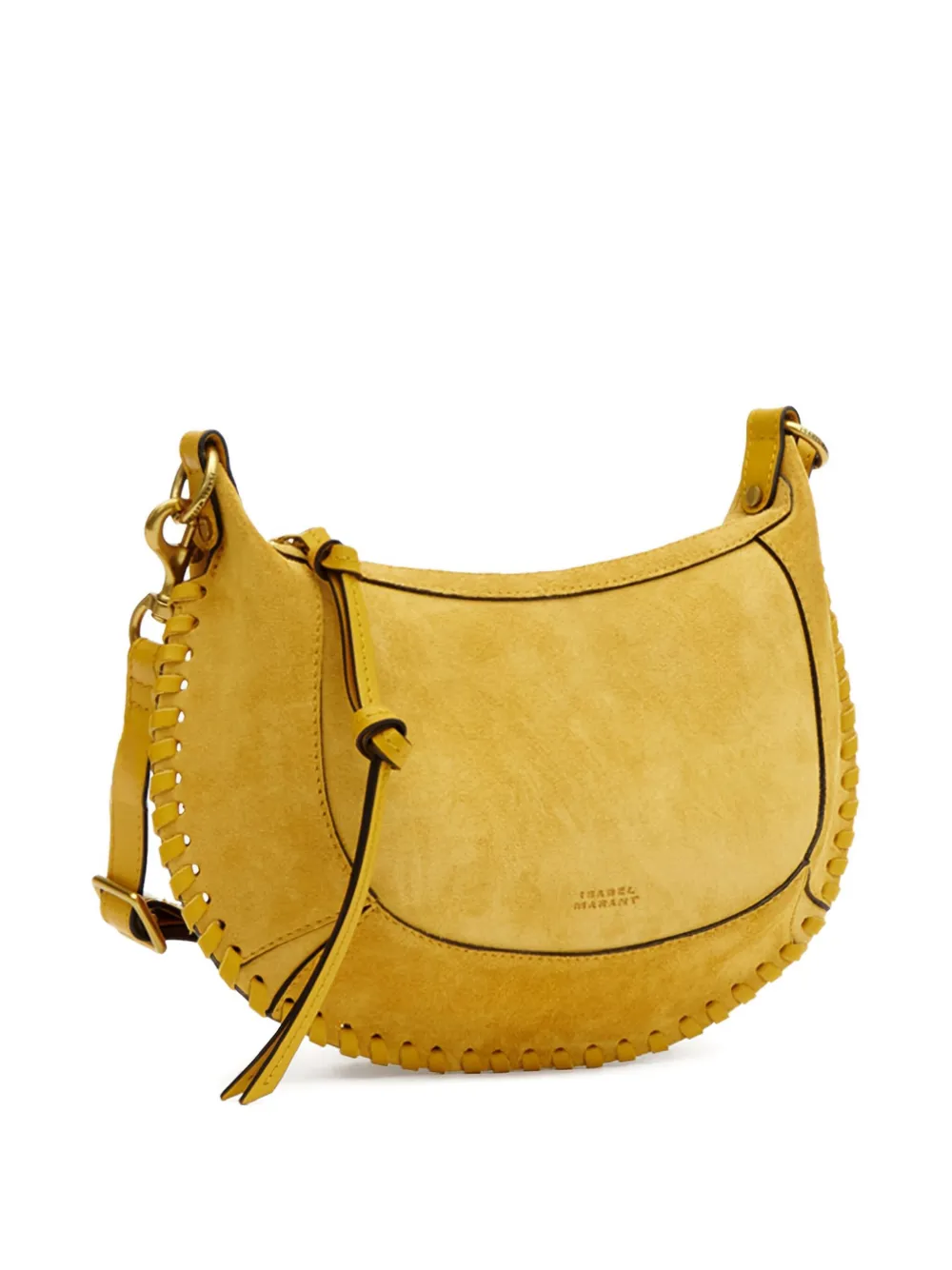 Isabel Marant Oskan Moon Shoulder Bag In Orange