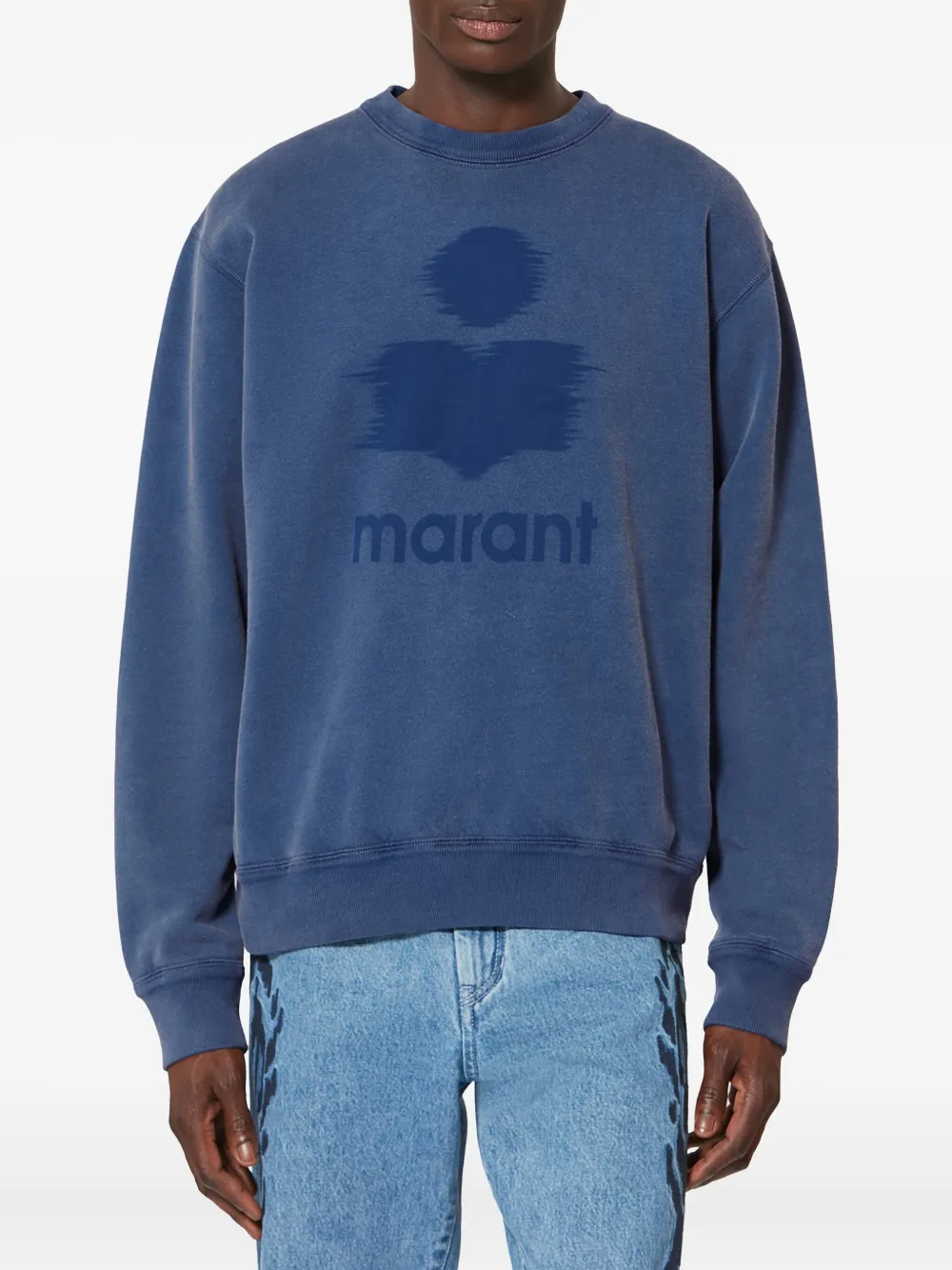 MARANT Mikoy logoprint sweatshirt Blauw