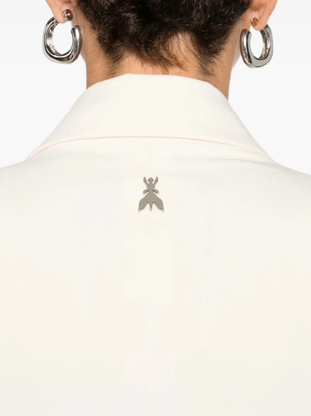 Patrizia Pepe Jack met dubbele rij knopen Wit