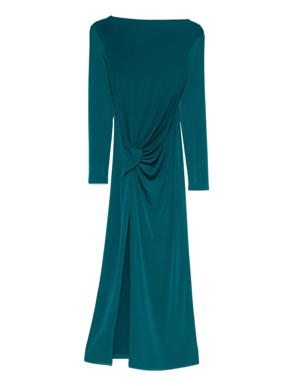 Patrizia Pepe knot-detail slit dress - Blu