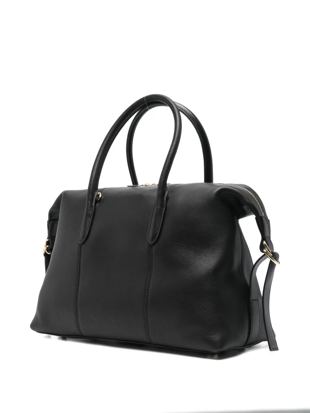 Patrizia Pepe top-handles logo-appliqué shoulder bag - Zwart