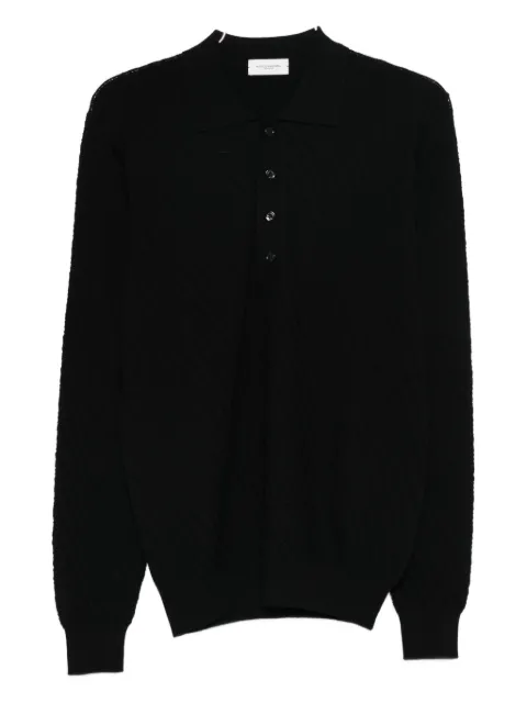 Paolo Pecora jacquard polo shirt