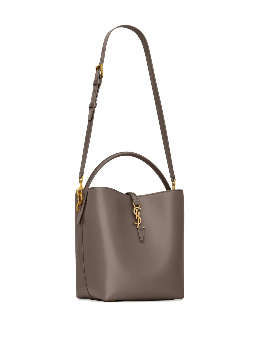 Saint Laurent Tas met handvat Grijs