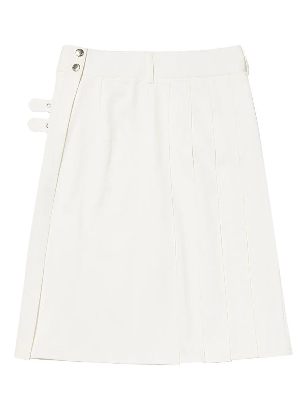 Open YY 口袋褶饰半身裙 | 白色 | Image 1