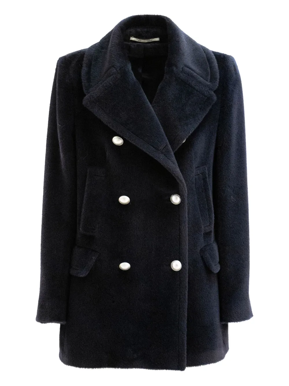 Tagliatore double-breasted coat | Blue | Image 1