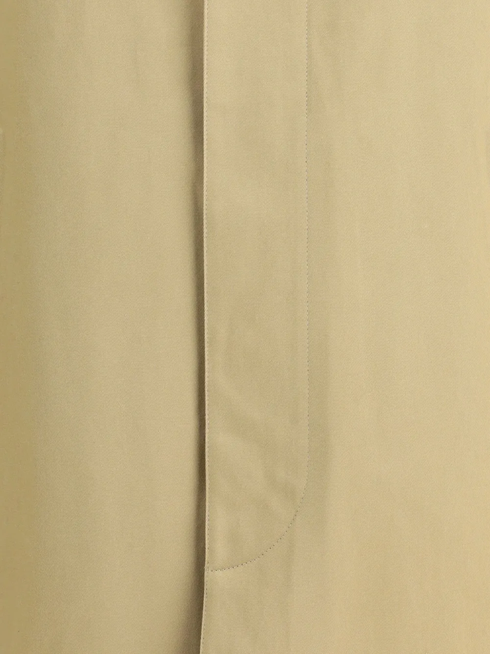 Saint Laurent Gabardine jas met gesp knopen Beige