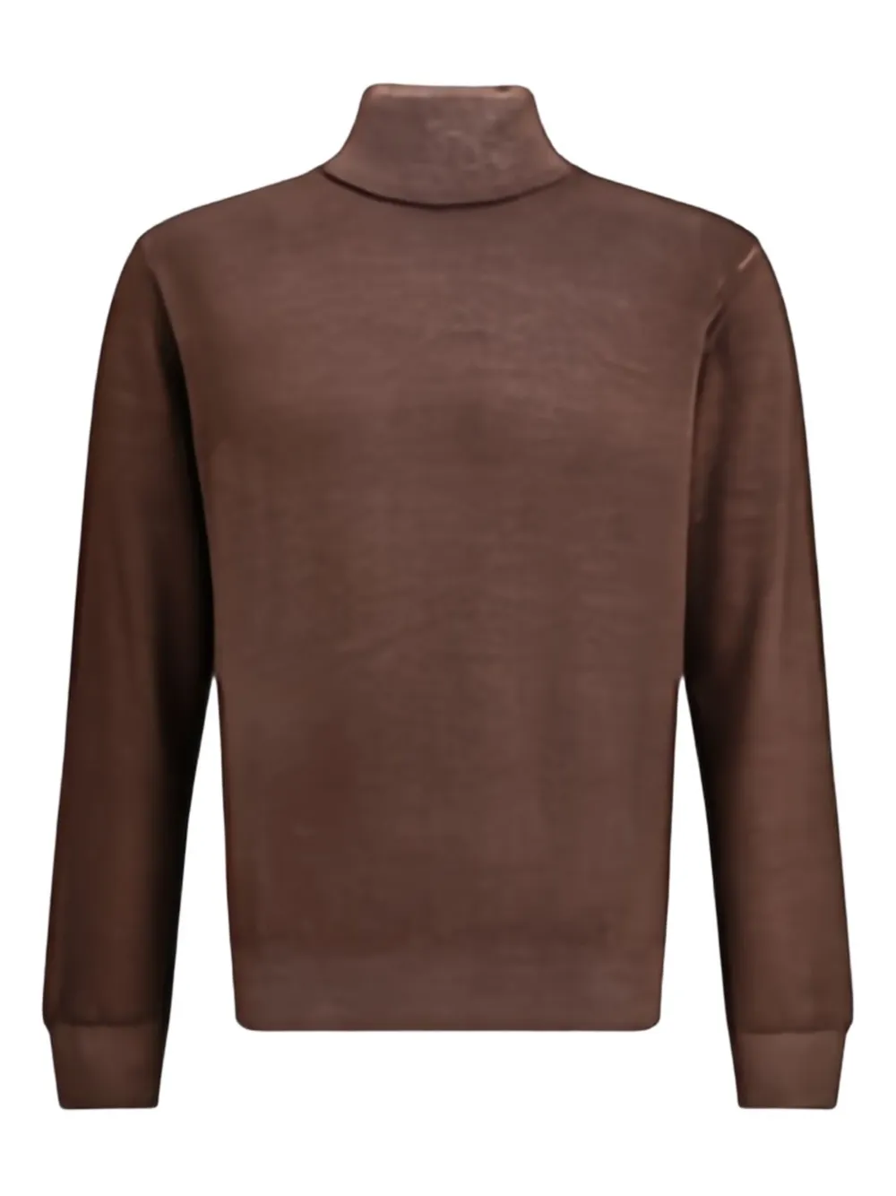 Cruciani ribbed turtleneck sweater | Brown | Image 1