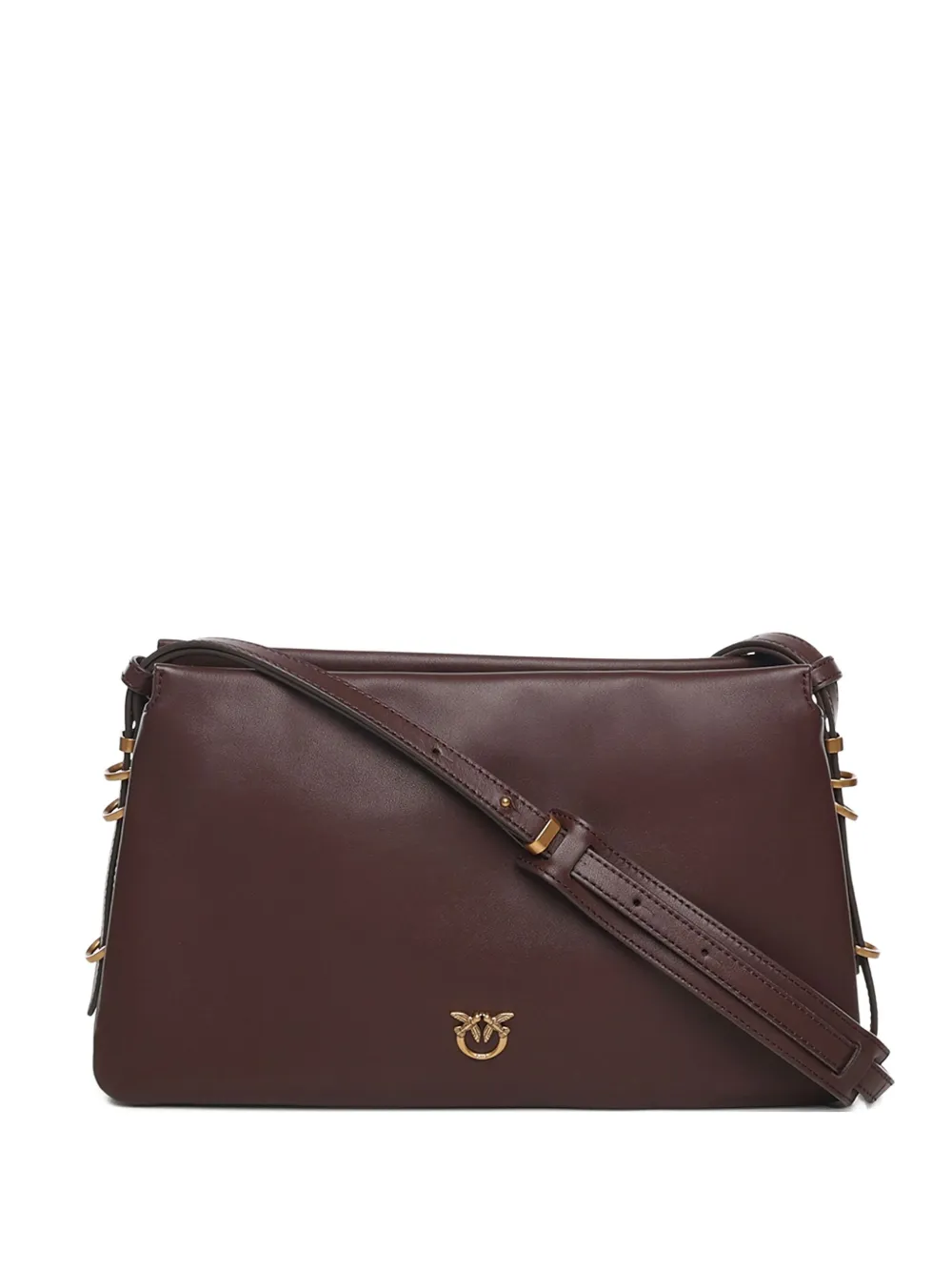 Pinko One, Two, Three Shoulder Bag In Brown