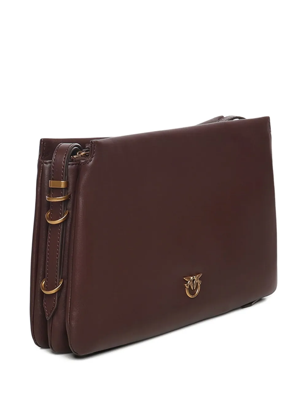 Pinko One, Two, Three Shoulder Bag In Brown