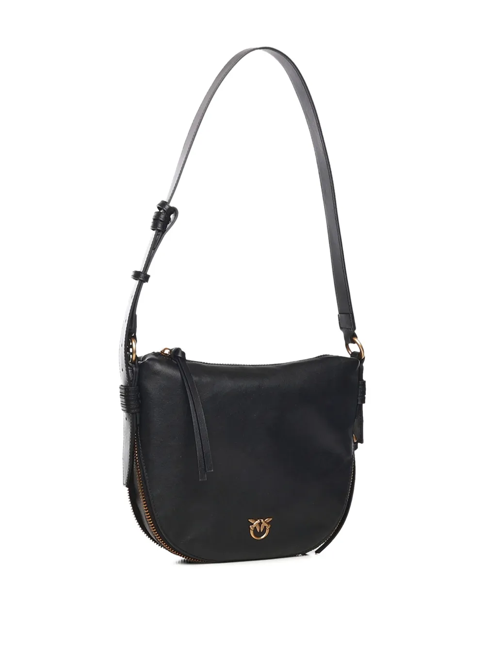 PINKO Zip kleine schoudertas Zwart