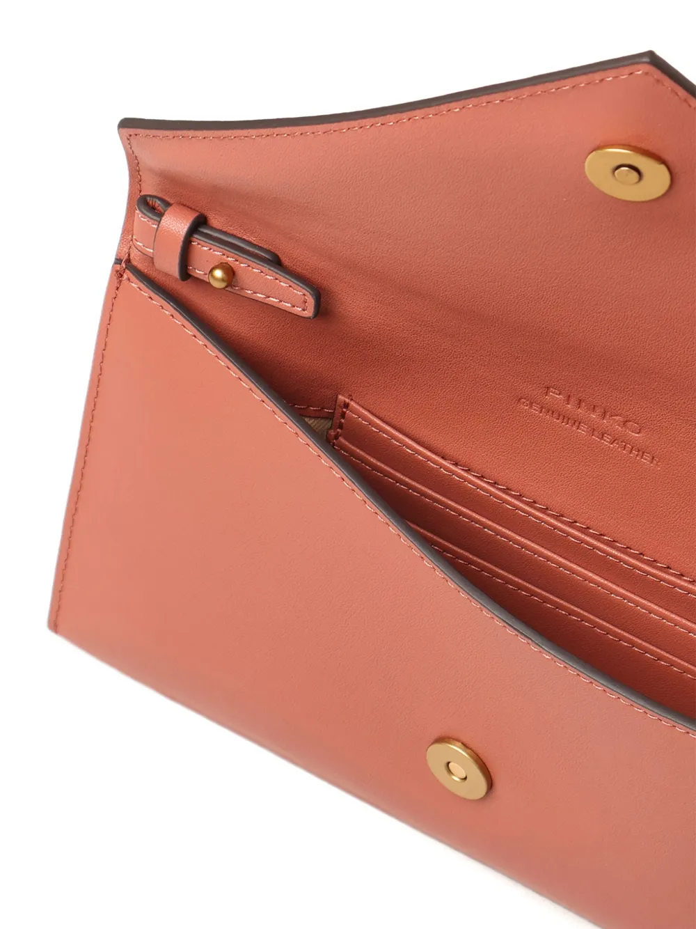 Pinko Flap Clutch Bag In Pink