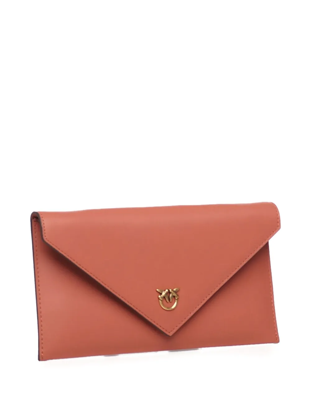 Pinko Flap Clutch Bag In Pink