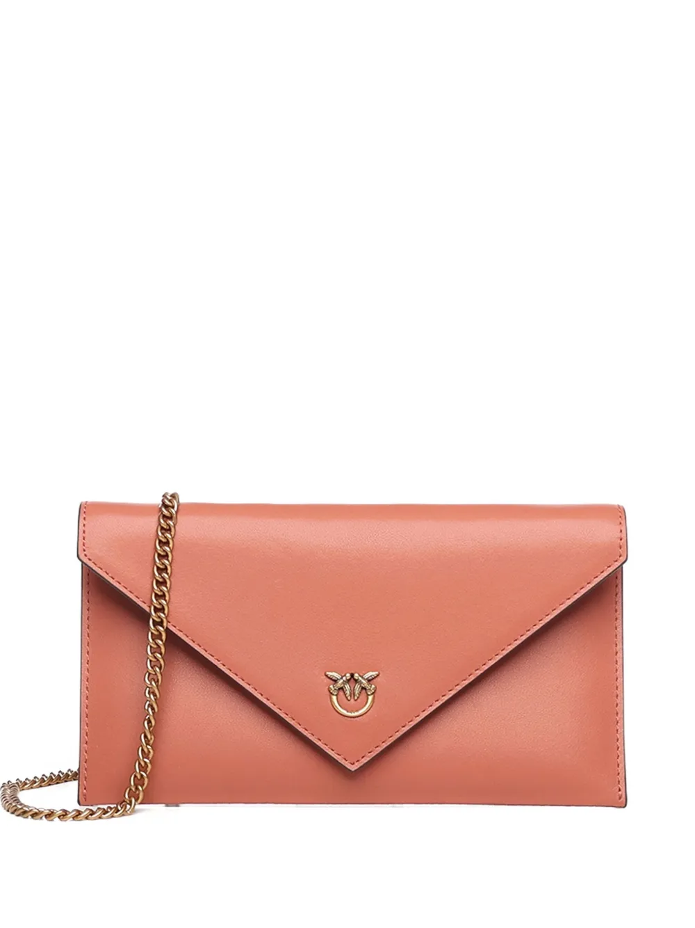 Pinko Flap Clutch Bag In Pink