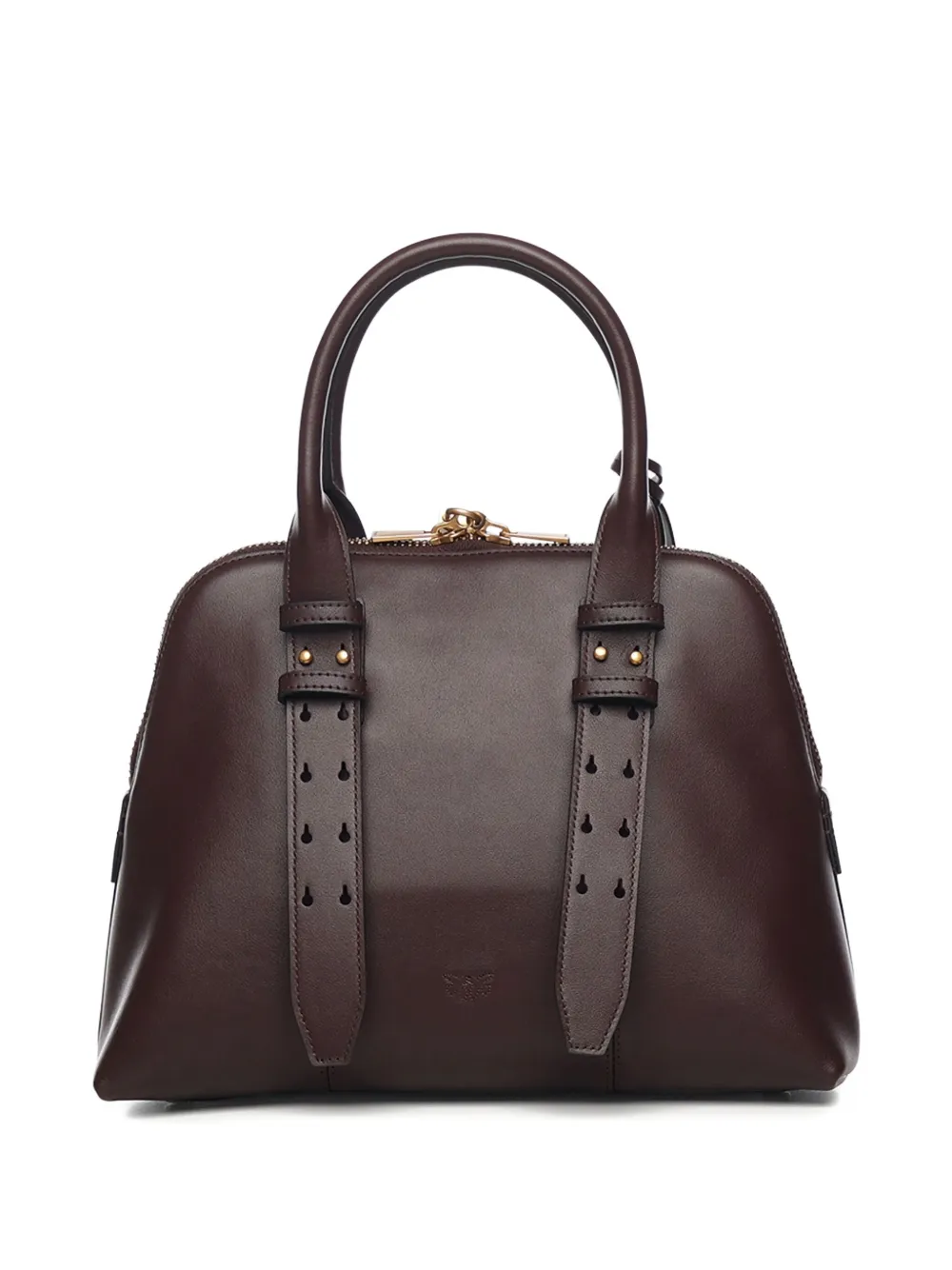 PINKO medium Escape leather tote bag - Rood