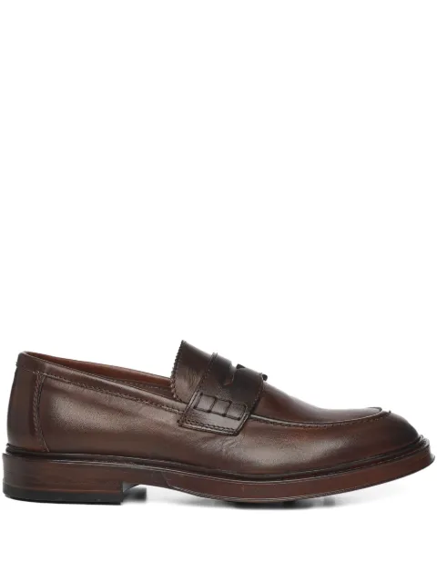 Giuliano Galiano leather round-toe loafers