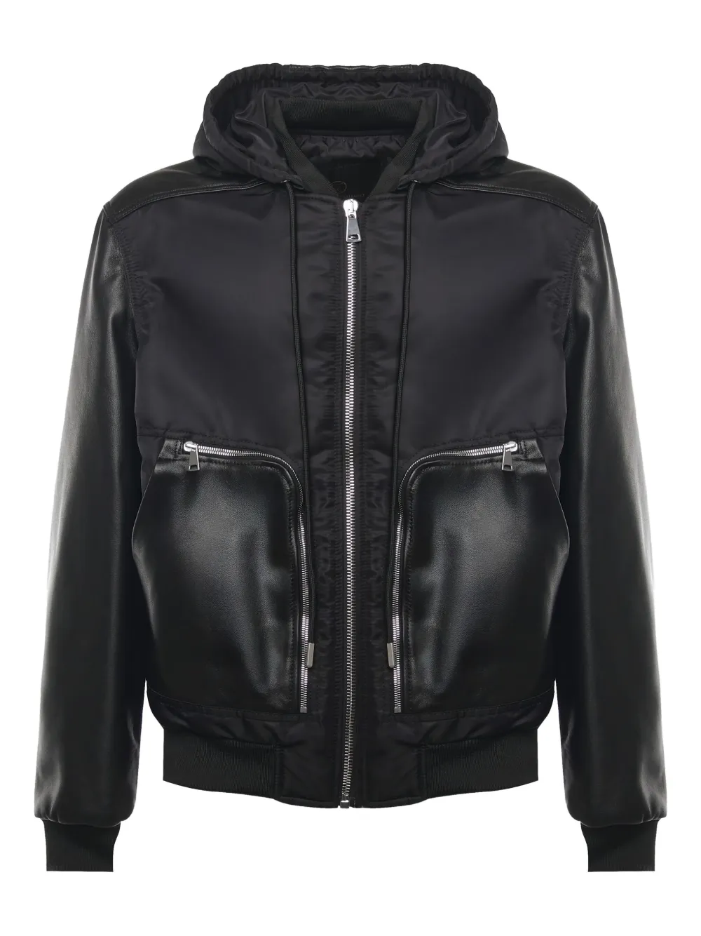 Giuliano Galiano zip drawstring jacket | Black | Image 1