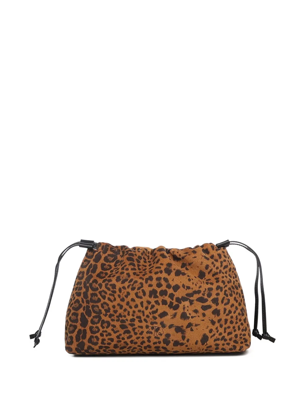 PINKO small leopard print clutch bag - Bruin