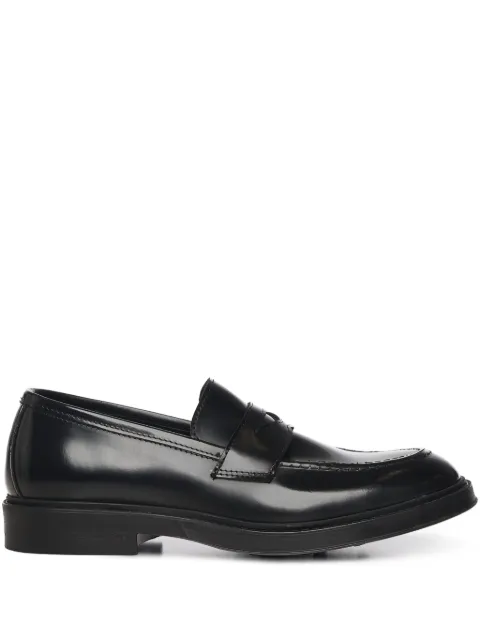 Giuliano Galiano round toe leather loafers