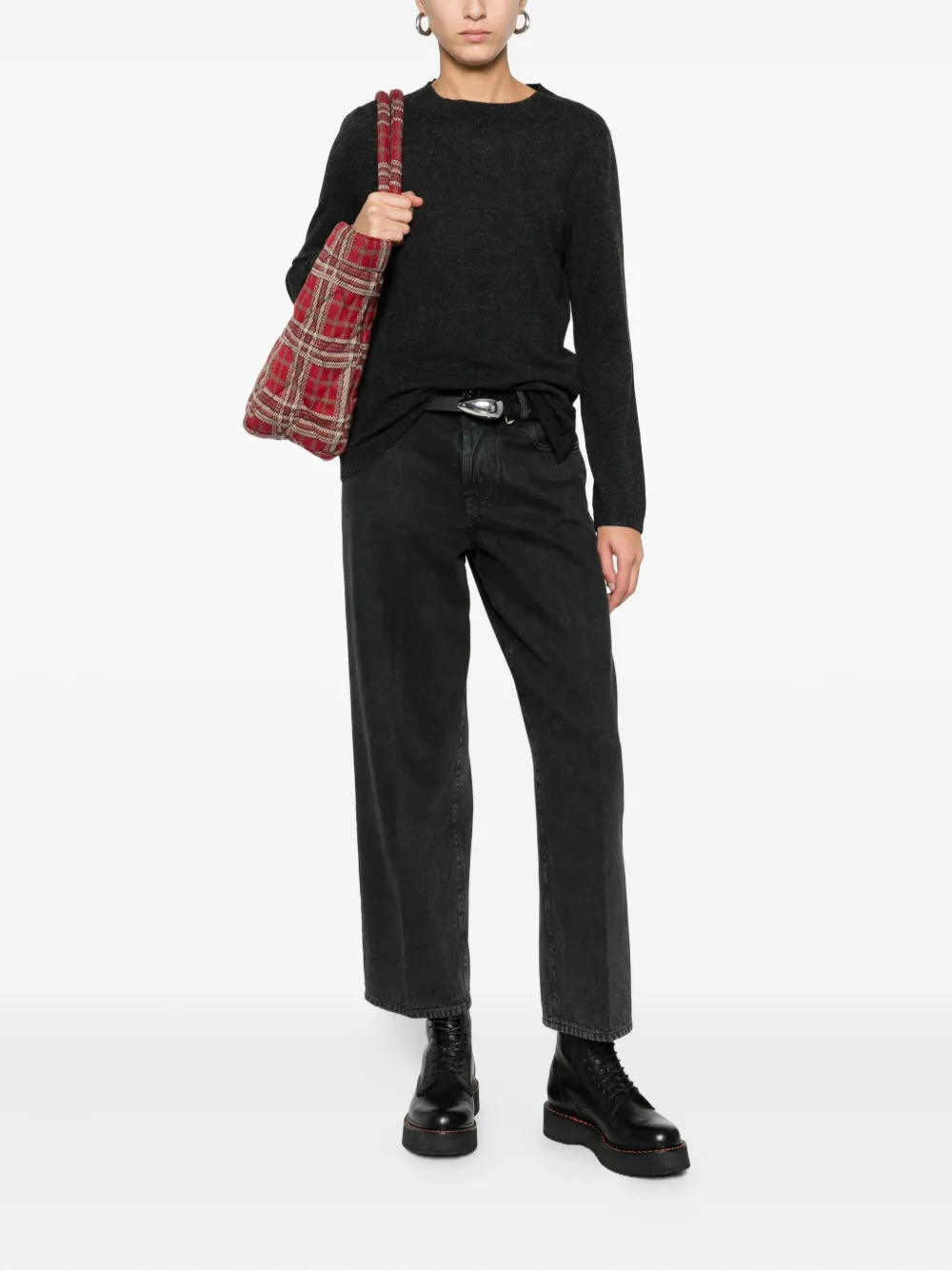 Barba Napoli Crew-neck Sweater In Brown