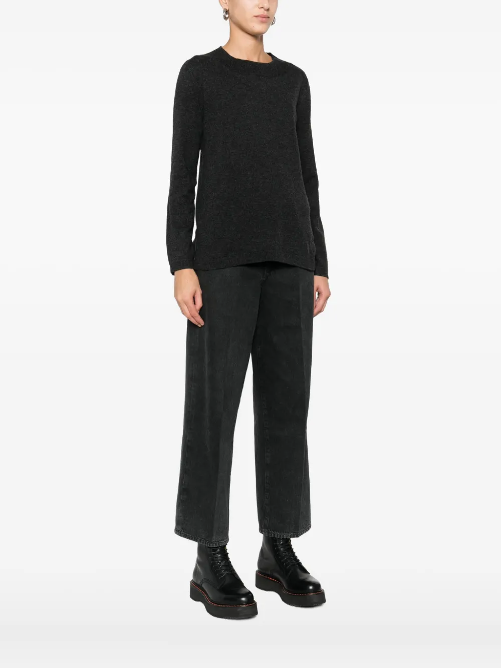 Barba Napoli Crew-neck Sweater In Brown