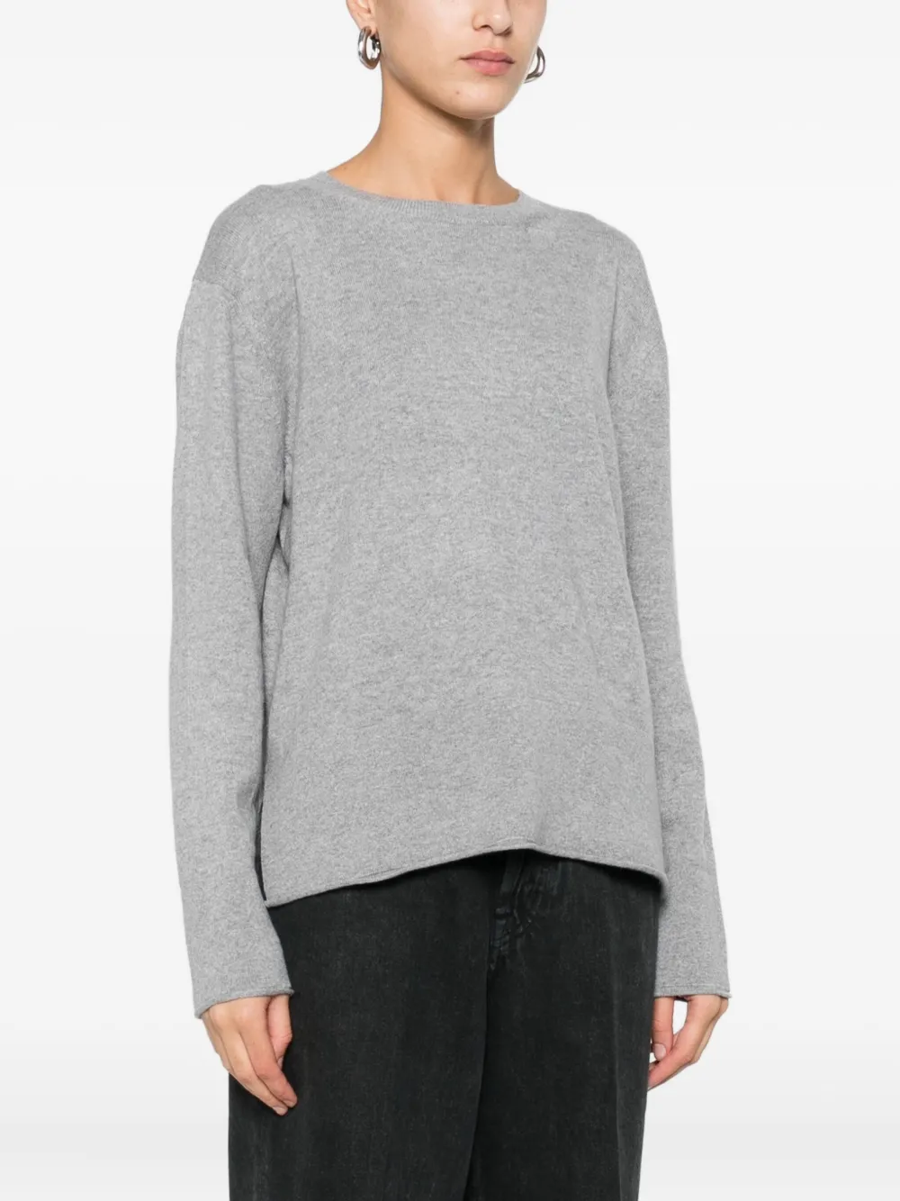 Barba Napoli Crew-neck Sweater In Gray
