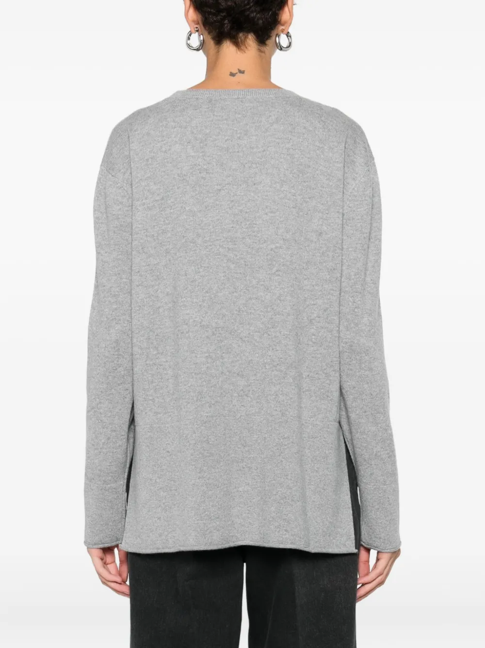 Barba Napoli Crew-neck Sweater In Gray