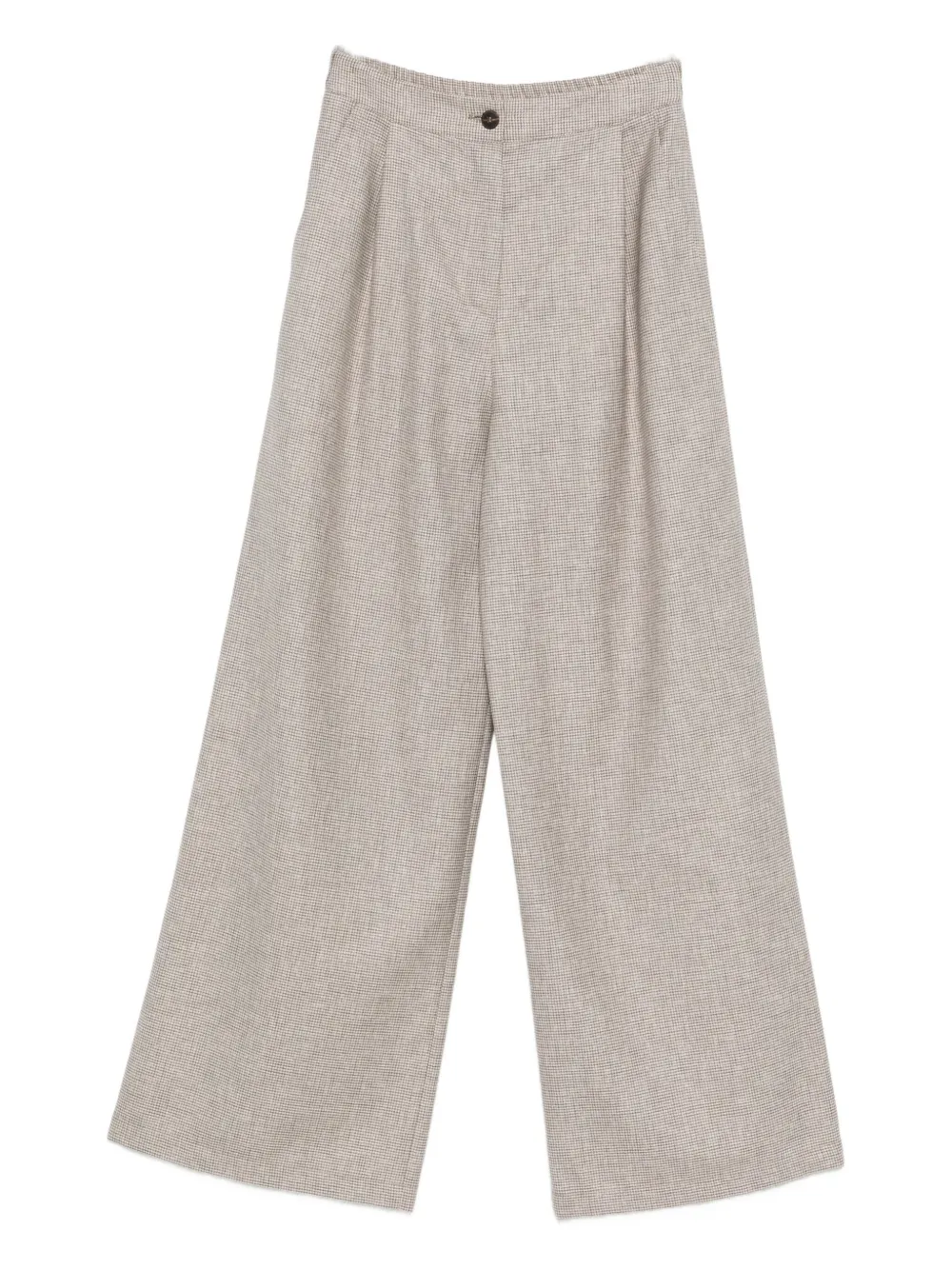 Barba houndstooth-pattern trousers | Grey | Image 1