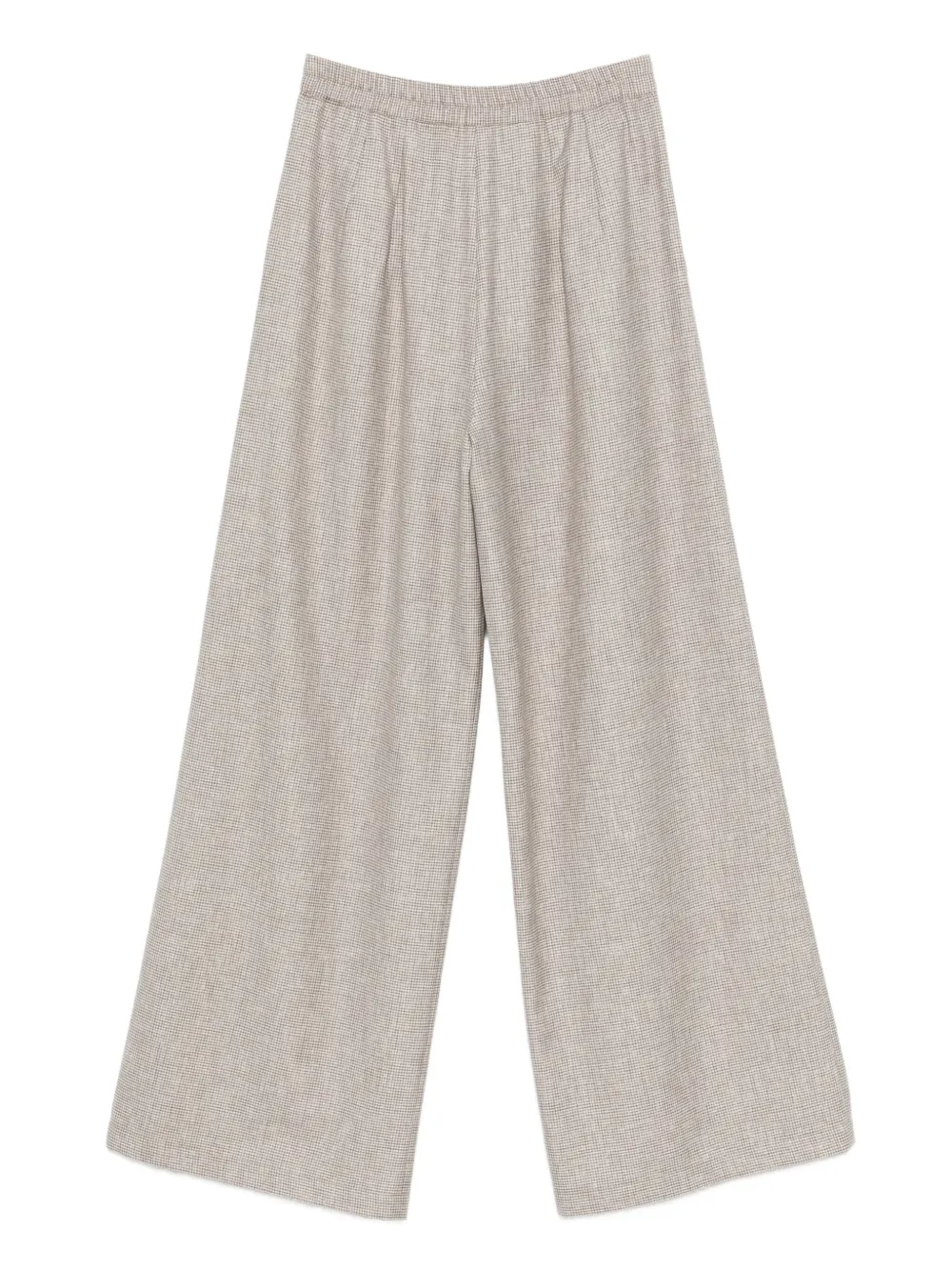 Barba houndstooth-pattern trousers | Wide-Leg Pants | Image 2