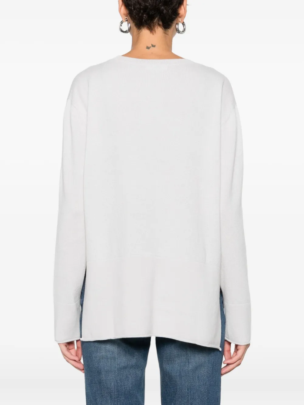 Barba Napoli Crew-neck Sweater In White