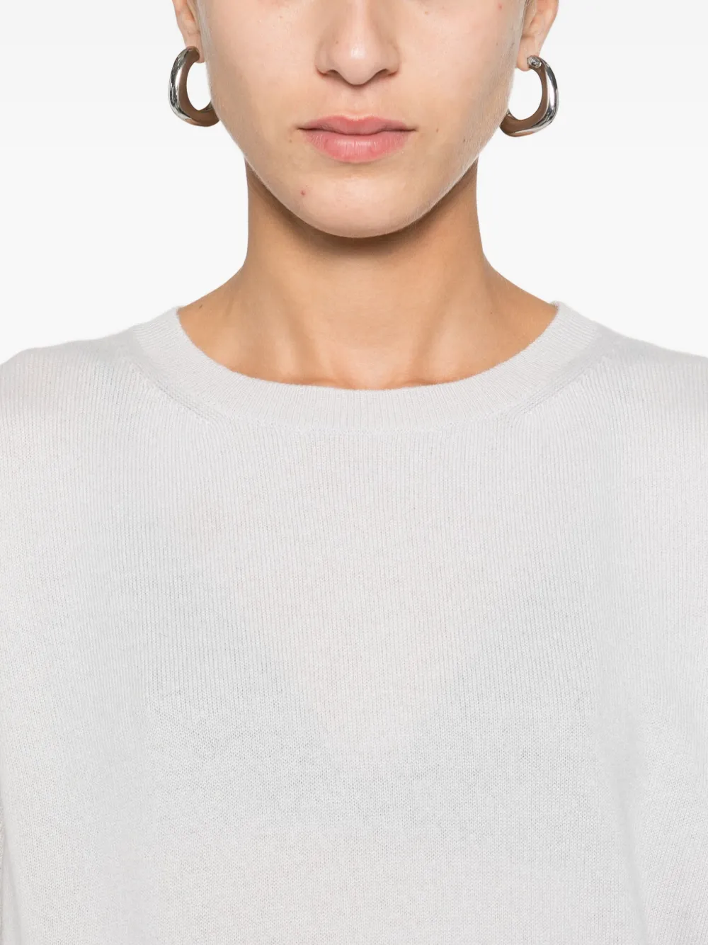 Barba Napoli Crew-neck Sweater In White