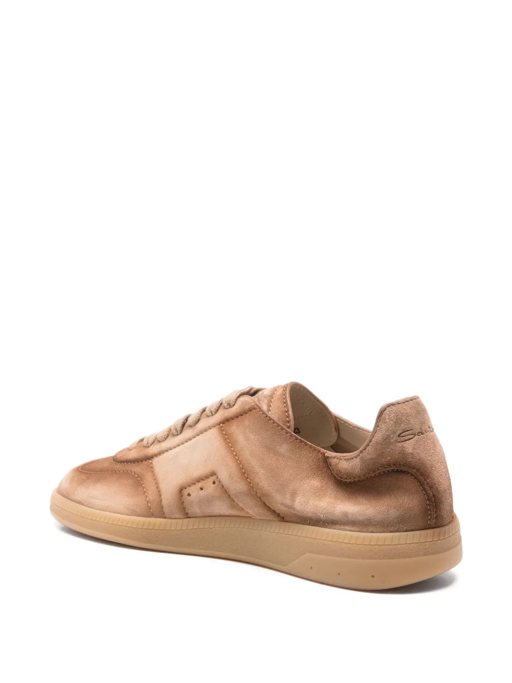 Santoni Suède sneakers Beige