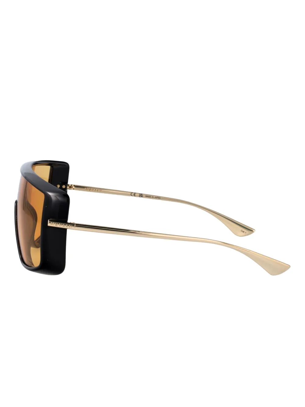 Alexander McQueen Eyewear T-Bar zonnebril Zwart