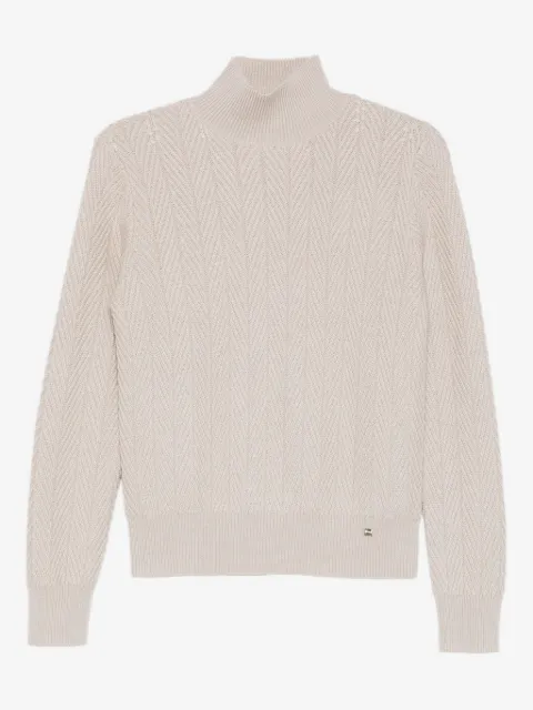 Herno high-neck textured sweater