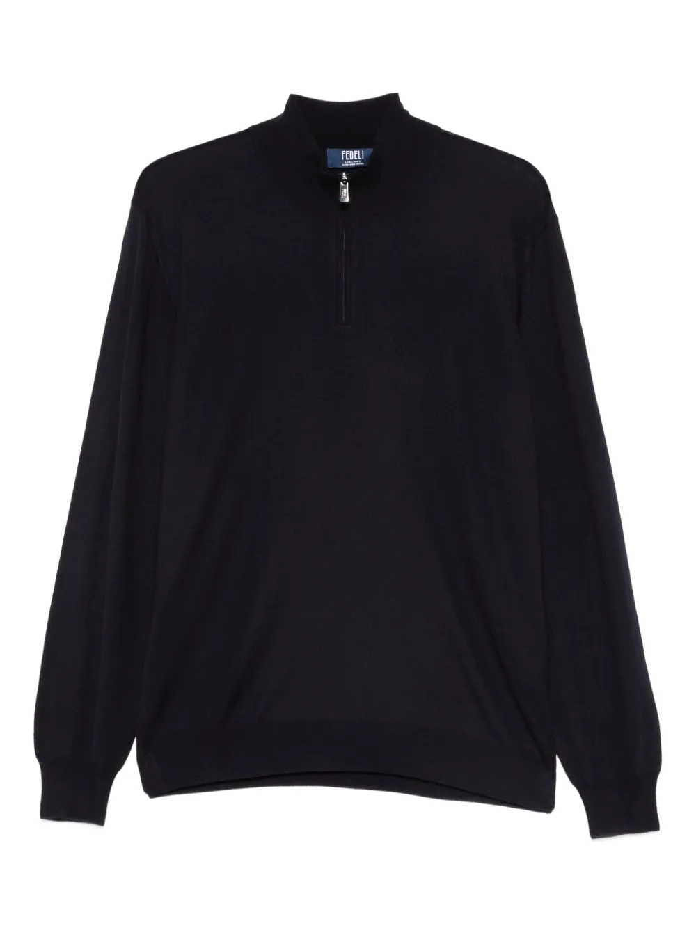 Fedeli half-zip top | Blue | Image 1