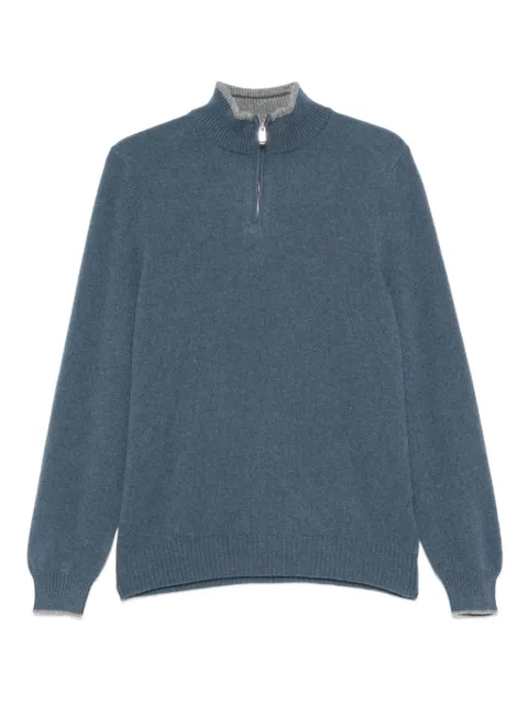 Fedeli half-zip sweatshirt
