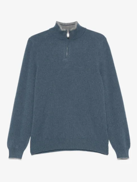 Fedeli half-zip sweatshirt