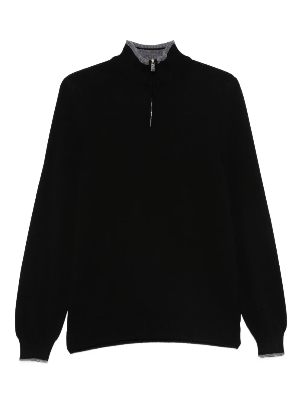 Fedeli half-zip sweatshirt - Nero