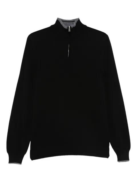 Fedeli half-zip sweatshirt