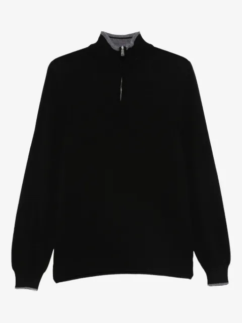 Fedeli half-zip sweatshirt