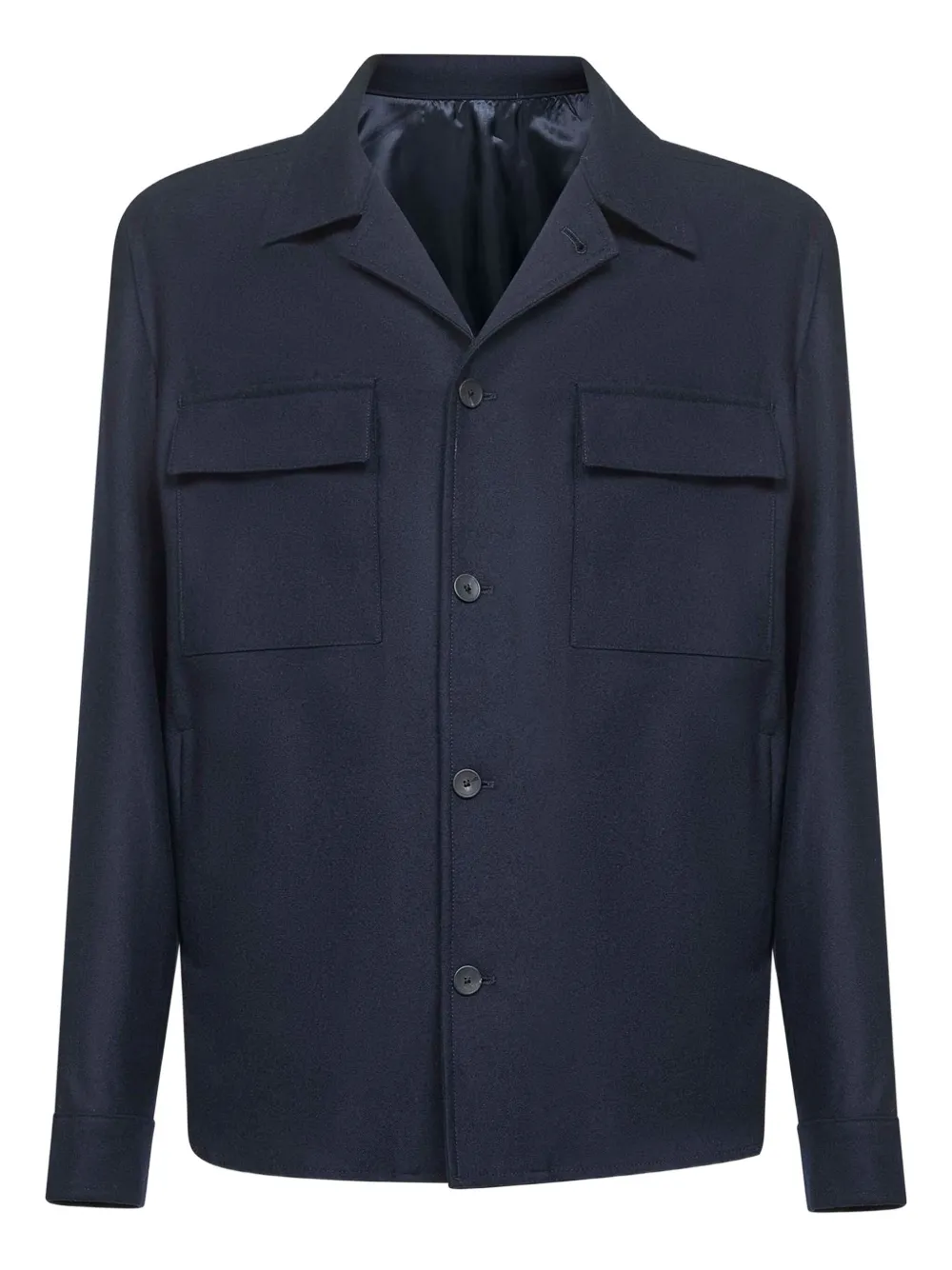 D4.0 sobrecamisa con solapas en el cuello | azul | Image 1