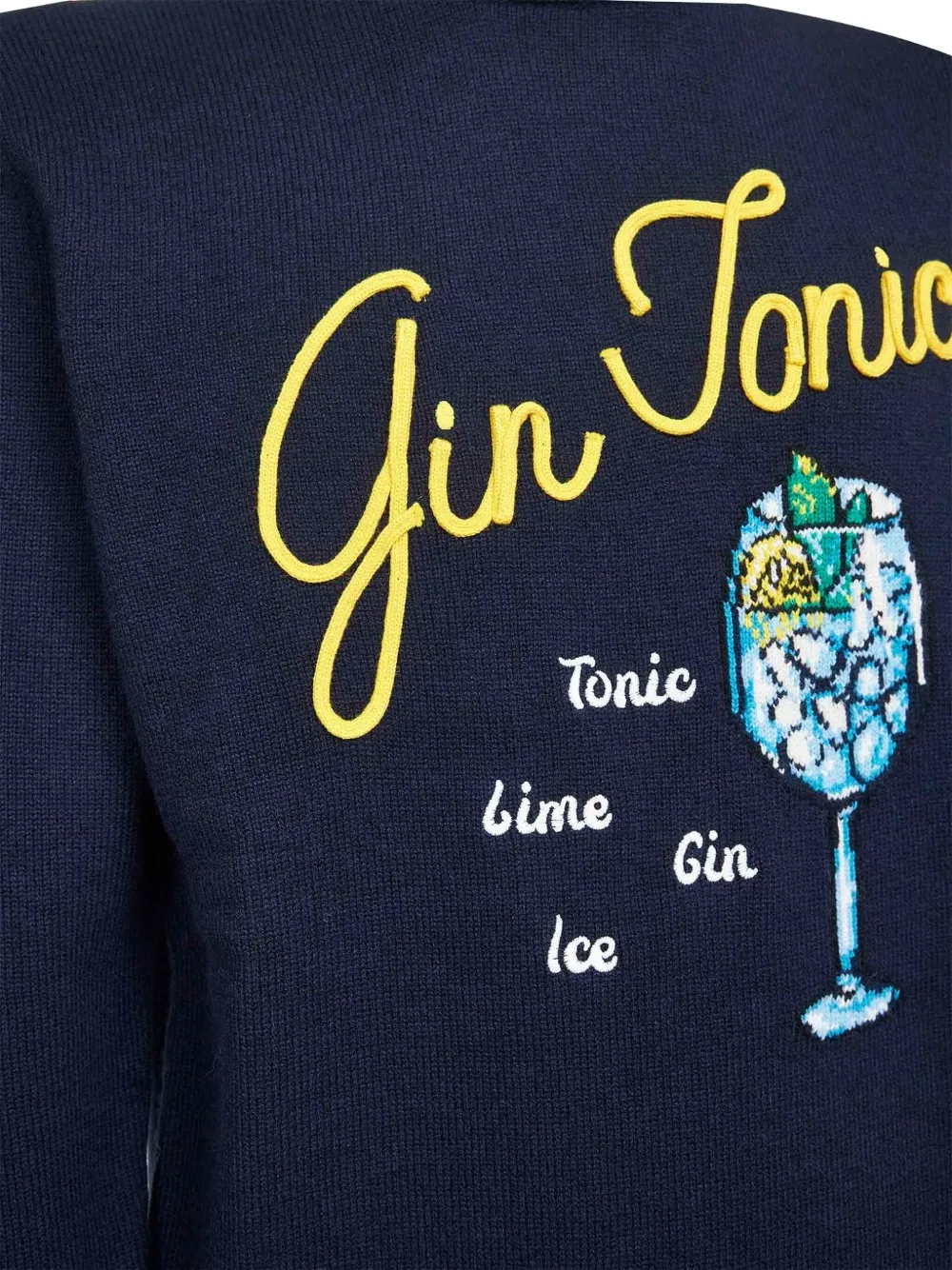 Mc2 Saint Barth Graphic-print Sweater In Blue