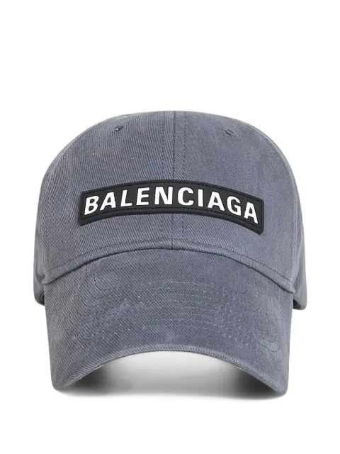 Balenciaga gorra de béisbol con paneles y parche del logo