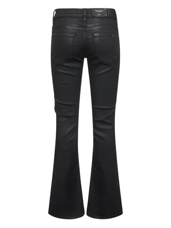 For All Mankind button-fastening Flared Jeans Black FARFETCH IN