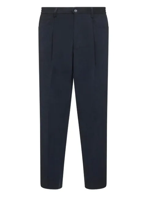 D4.0 elasticated-waistline trousers