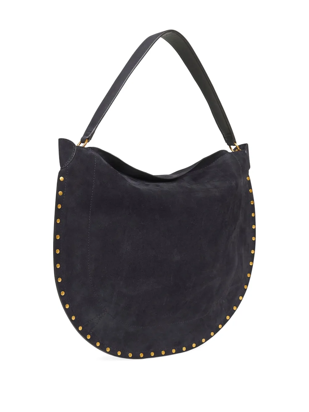 Isabel Marant Black Midnight Oskan Hobo Soft Shoulder Bag In Black