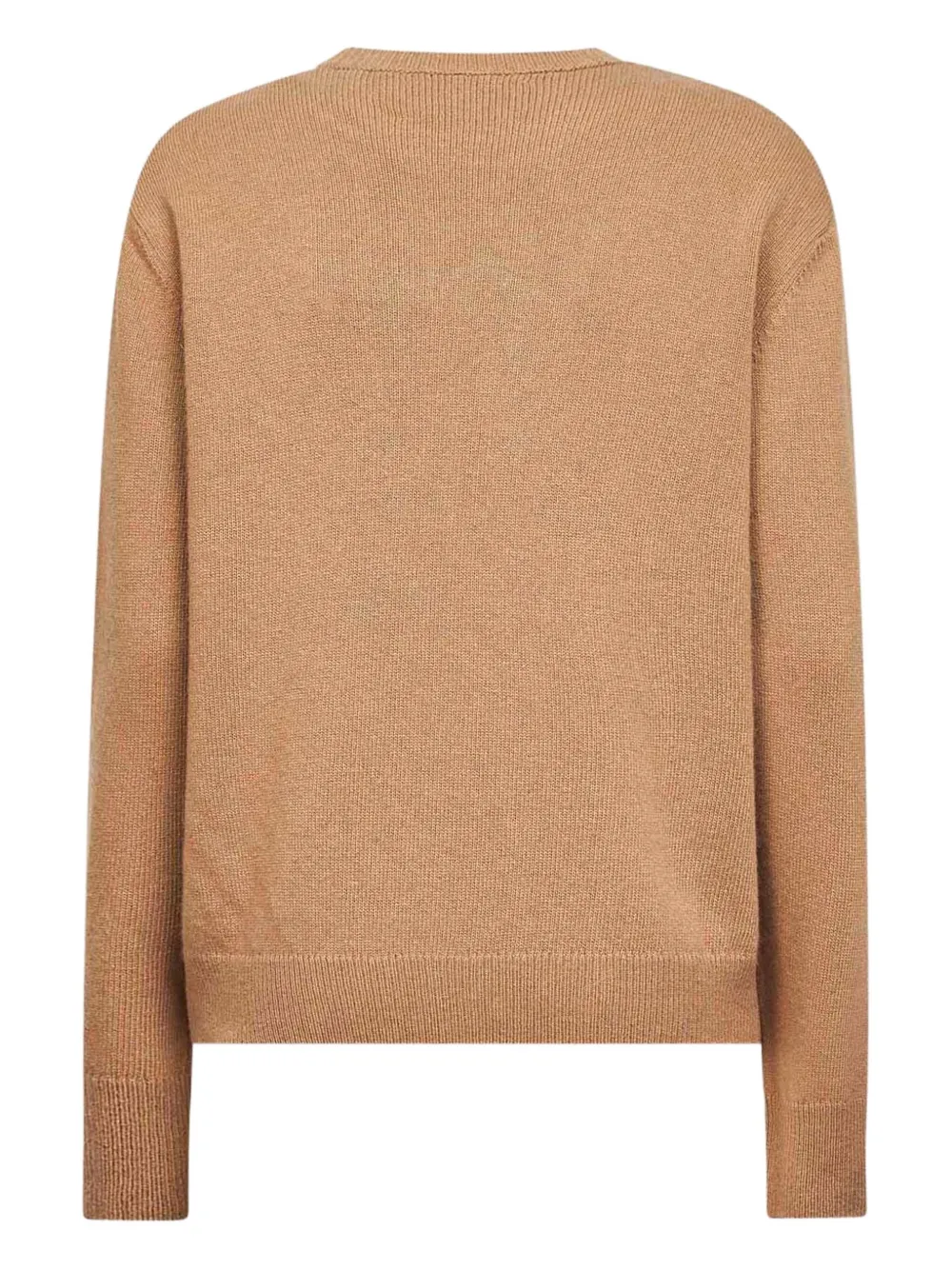 Mc2 Saint Barth Jacquard Crew-neck Sweater In Brown