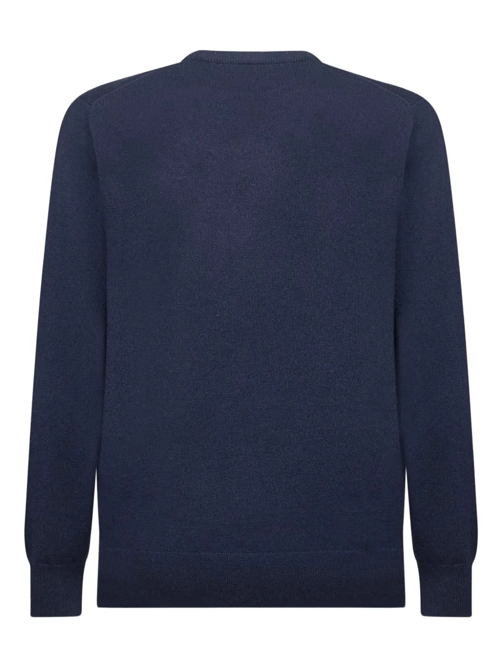 Mc2 Saint Barth Embroidery Long-sleeved Sweater In Blue
