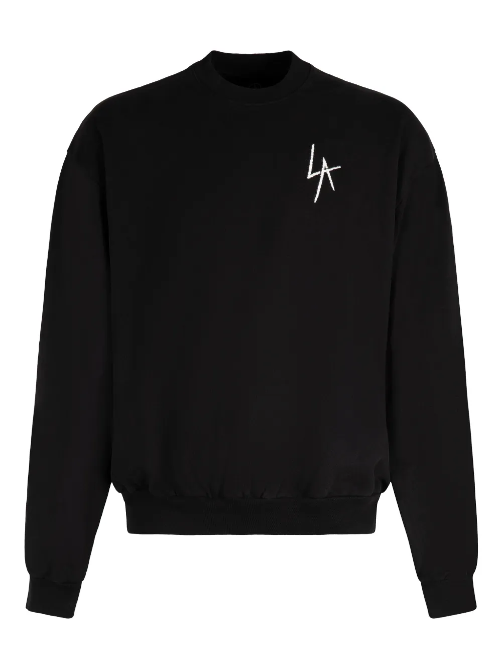 Local Authority crew-neck long-sleeve sweatshirt - Nero
